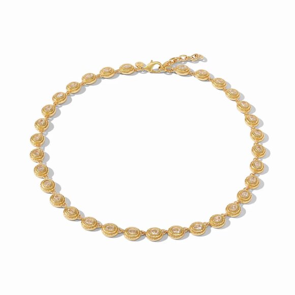 Brand New. $285 Julie Vos Tudor Tennis Necklace - Picture 1 of 6